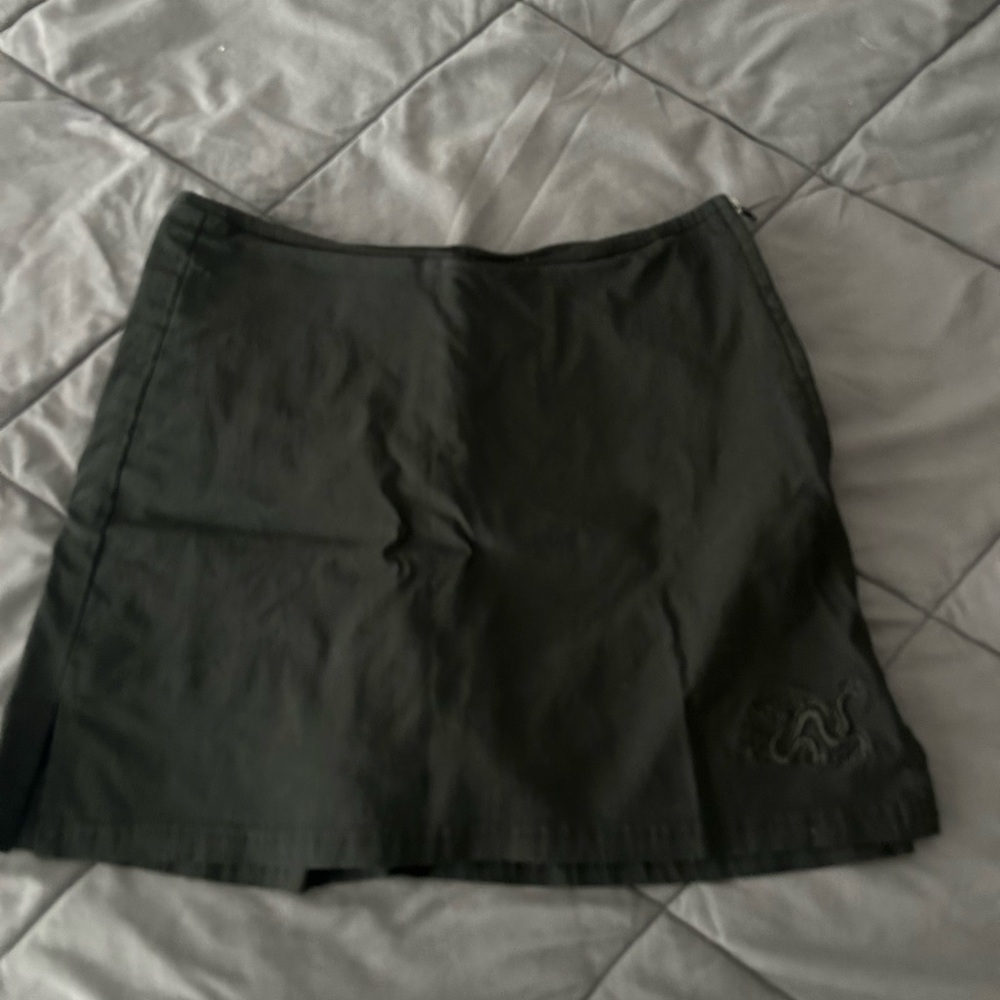 UNIF Black Liu Mini Skort